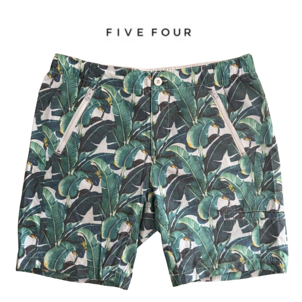 Five Four Men's Palm Print Shorts Size L